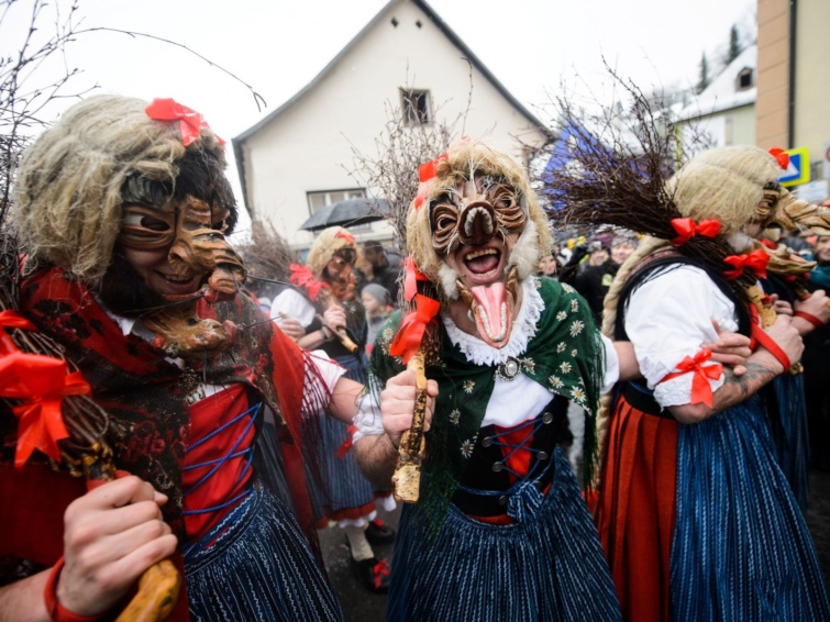 Farsang Ausztriában Schemenlaufen