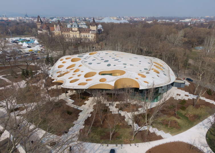 A Magyar Zene Háza madártávlatból - a legrangosabb nemzetközi ingatlanszakmai díj, a MIPIM Awards fődíját nyerte el a Magyar Zene Háza