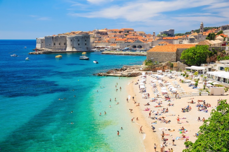 Dubrovnik Horvátországban és a tegnerpart