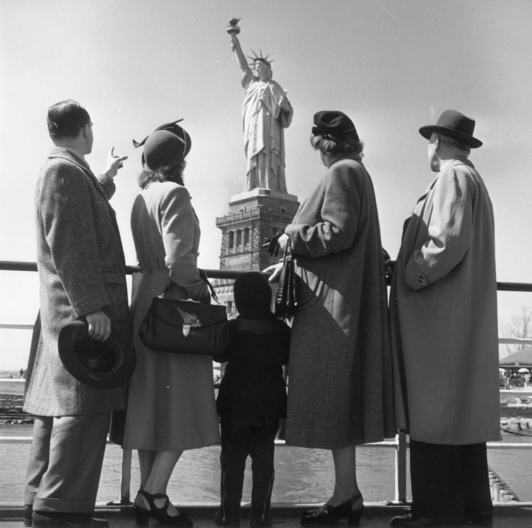 Magyar emigránsok közel New Yorkhoz