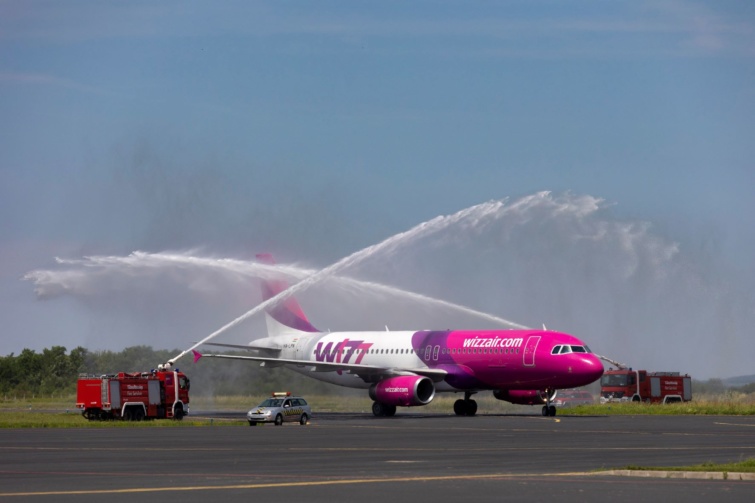 Wizzair sármelléki járata.