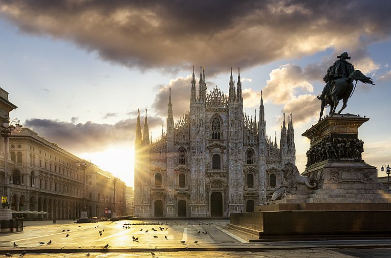 Milánó és a híres dóm