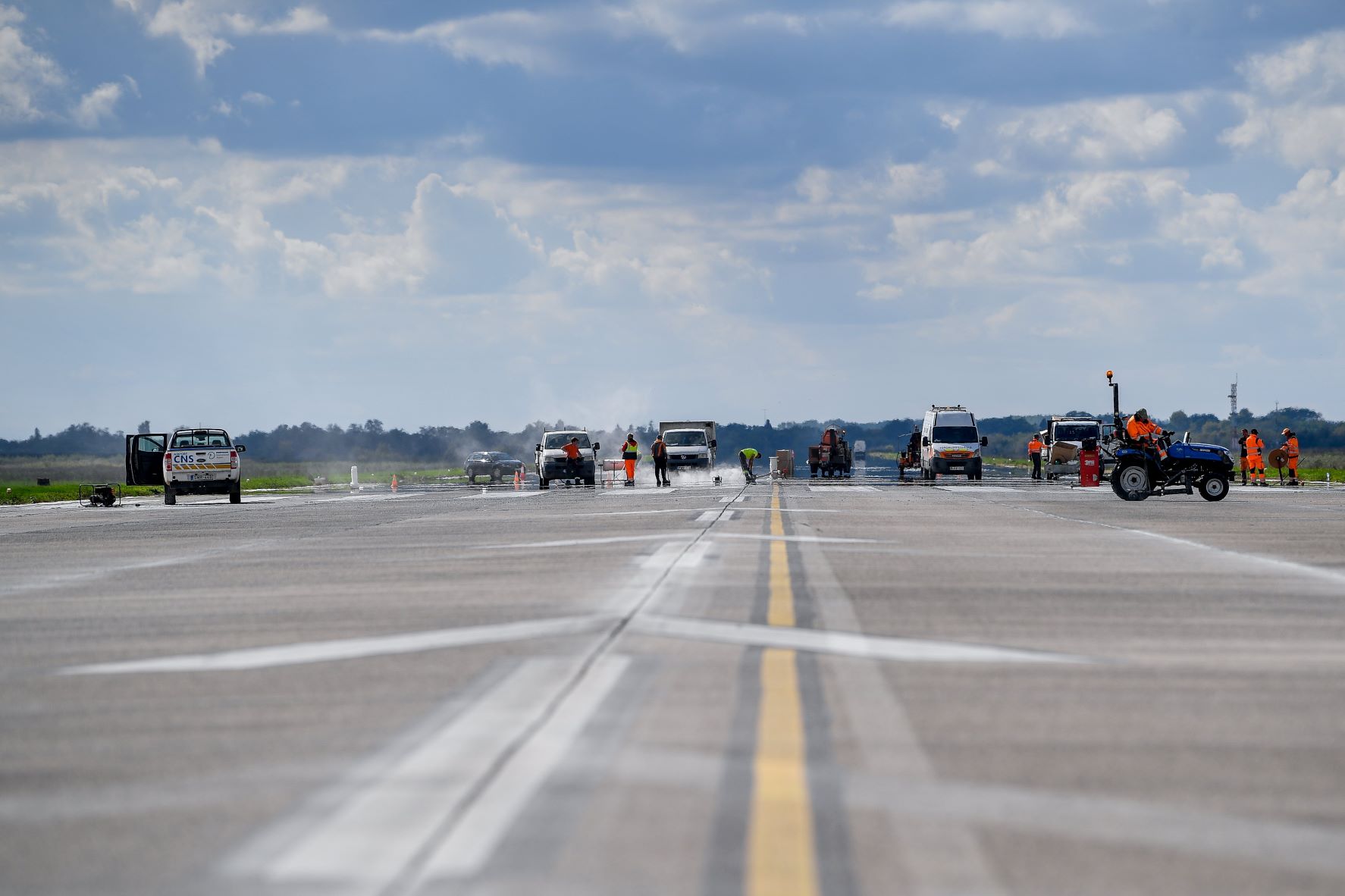 Javítják a debreceni repülőtér kifutóját