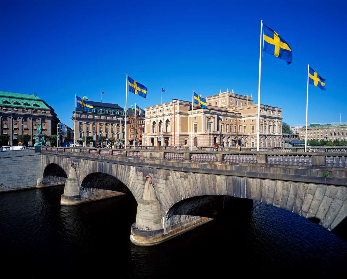 Svédország fővárosa az állami operaházzal