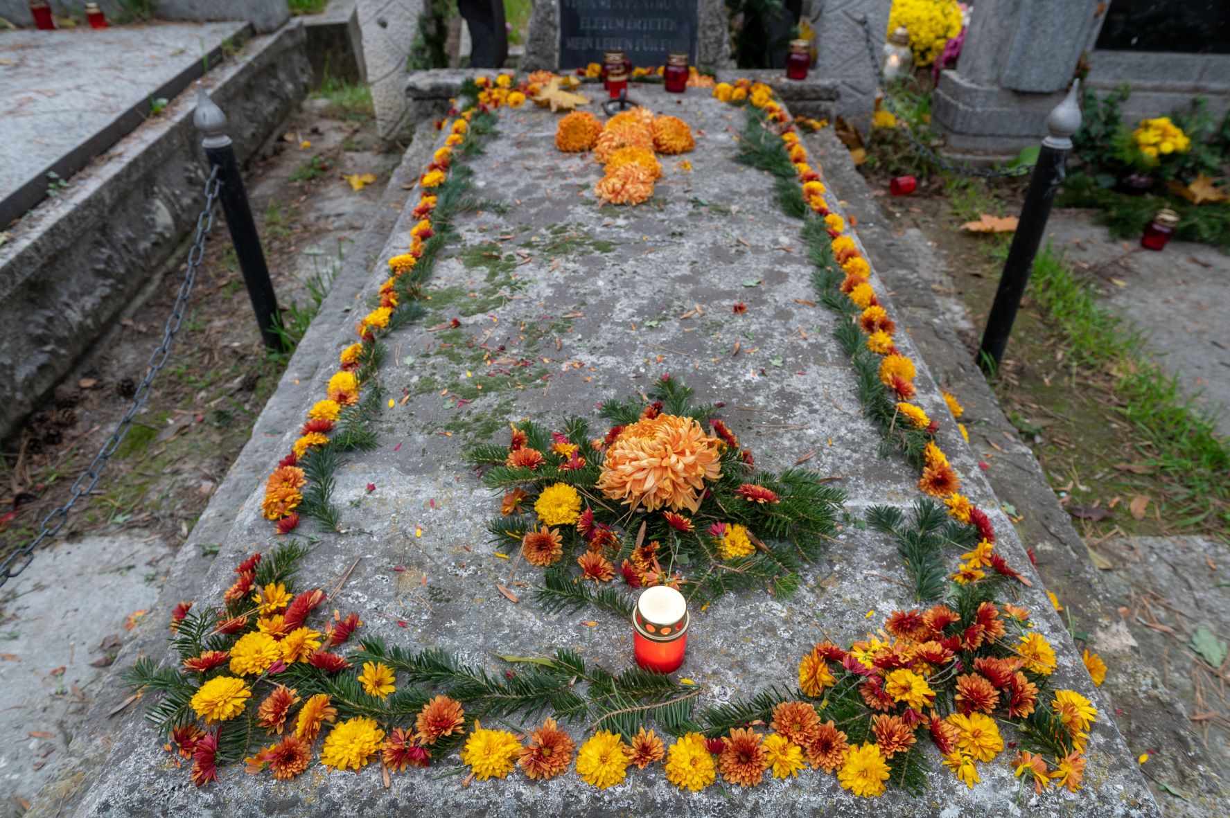 Mindenszentek napja - Kolozsvár, Házsongárdi temető