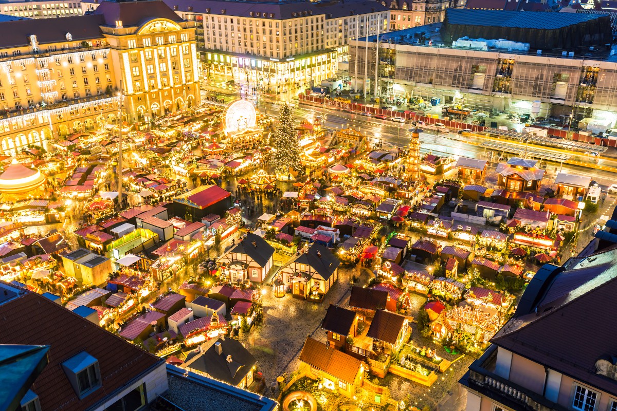 Karácsonyi vásár a németországi Drezdában