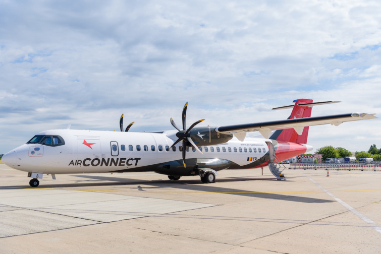 Az Air Connect román regionális startup-légitársaság egyik utasszállító gépe