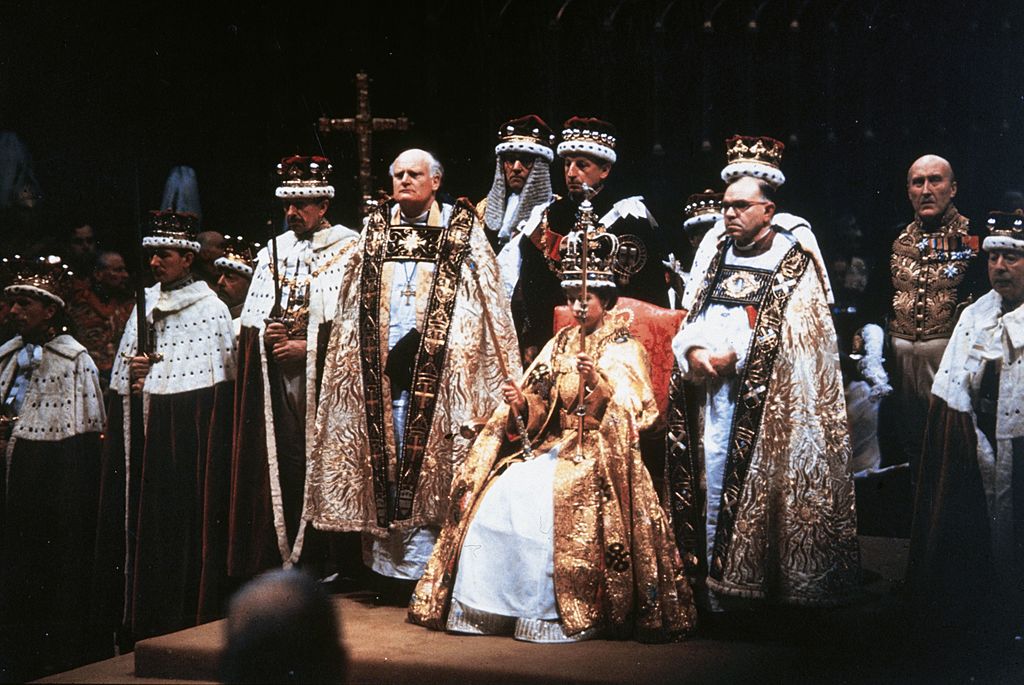 II. Erzsébet közvetlen az eskütétel után