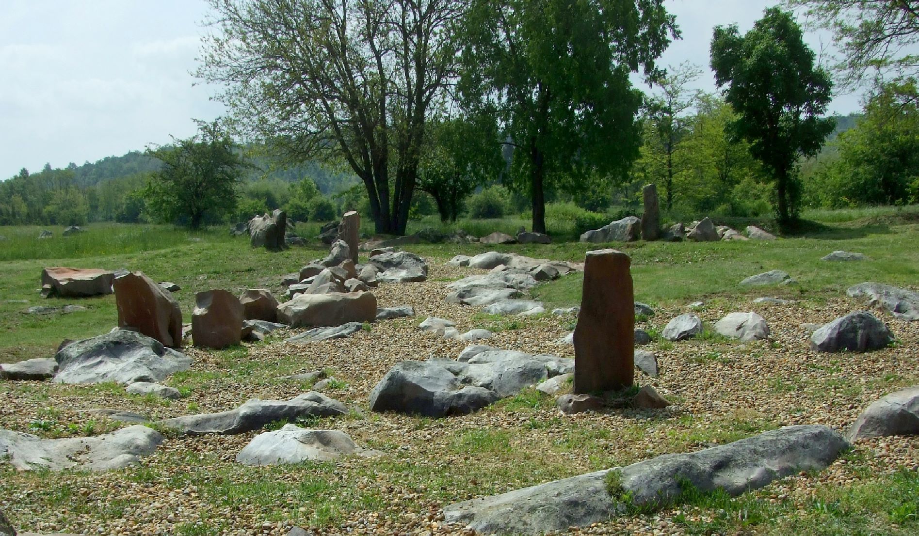 A Balaton-felvidéki kőtenger és a mellette kialakított pihenőpark