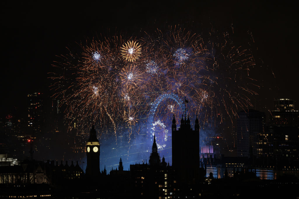 London szilveszteri tűzijátéka 2023-ban