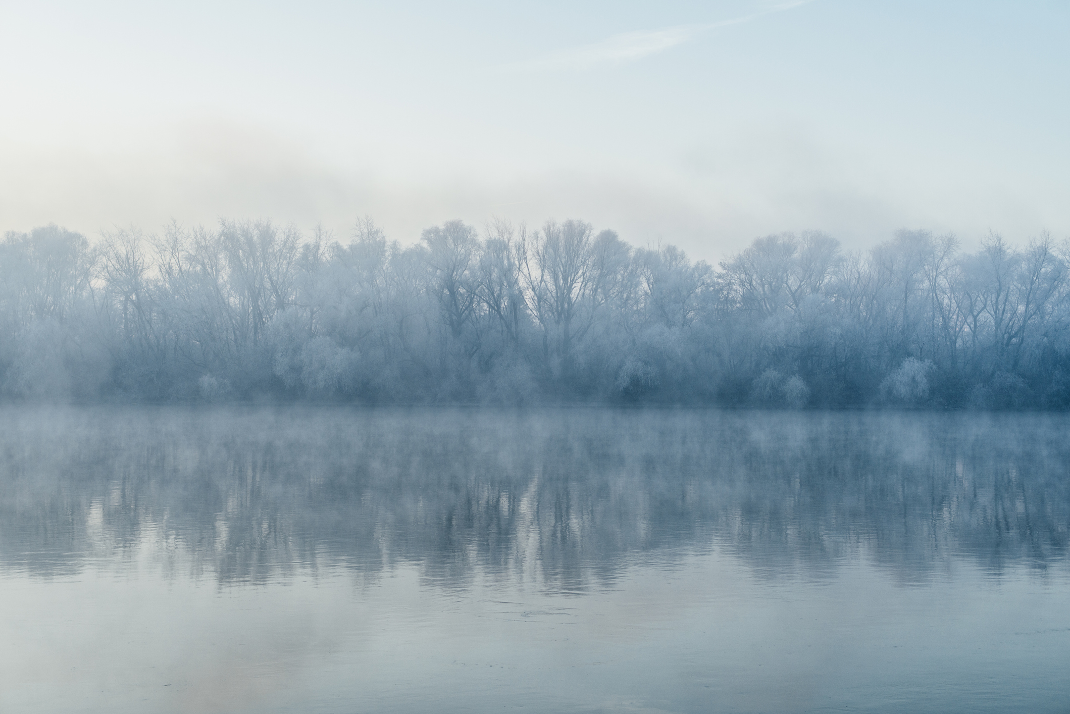 Szegedi Tisza télen