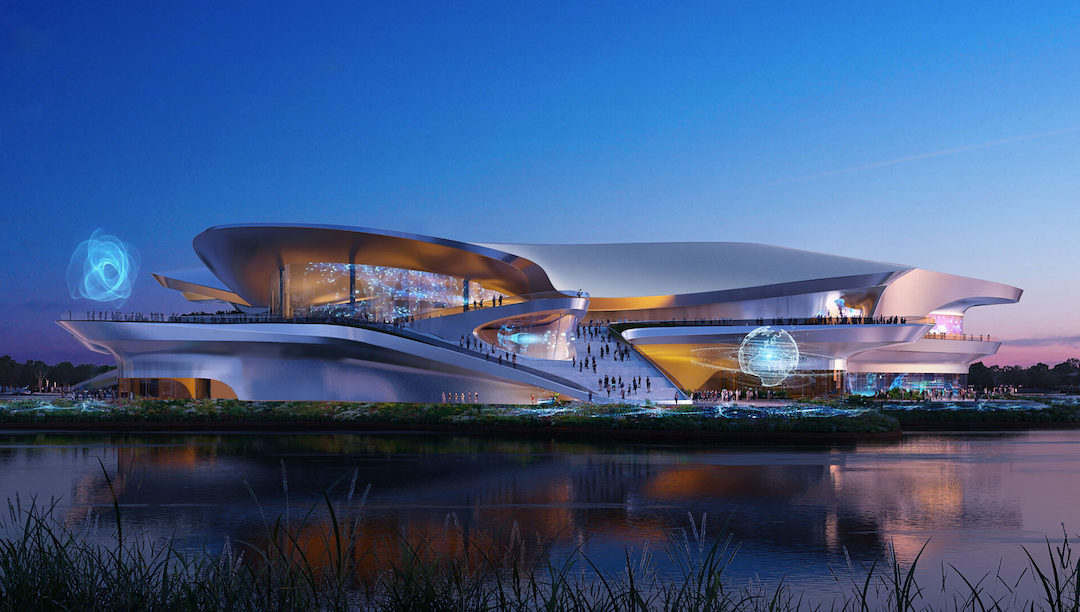 Zaha Hadid építészirodája által tervezett épület egy csillagködhöz hasonlít