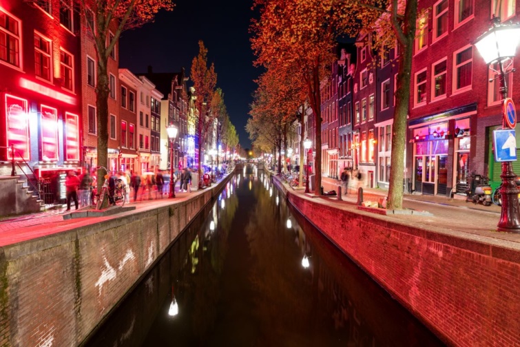 Amszterdam piroslámpás negyede