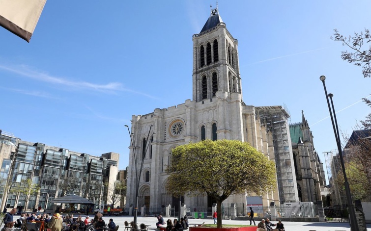 A Saint-Denis-bazilika 2018-ban.