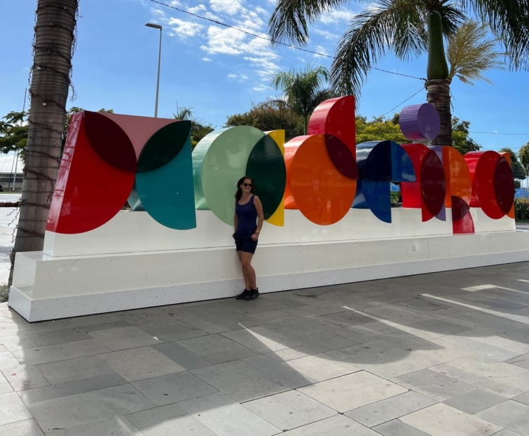 Laczi Éva, a Viasale Travel idegenvezetője Madeira szigetén