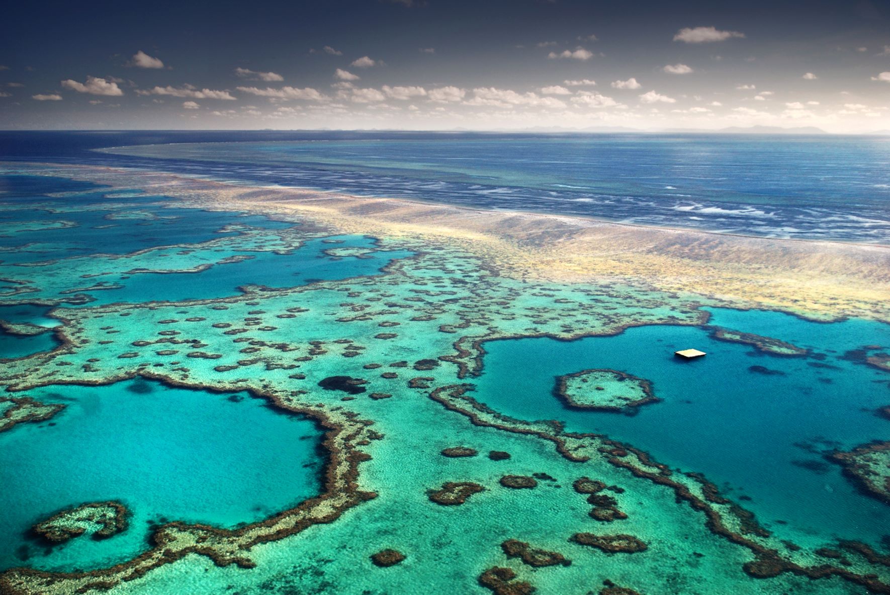 A Whitsundays-szigetek a Nagy-korallzátonyon, Ausztráliában