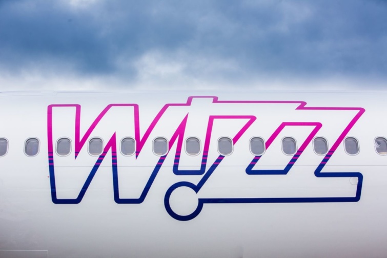 A Wizz Air légitársaság repülőgépe
