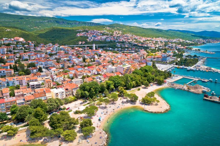 A legnépszerűbb horvát üdülőhely, Crikvenica városi strandja