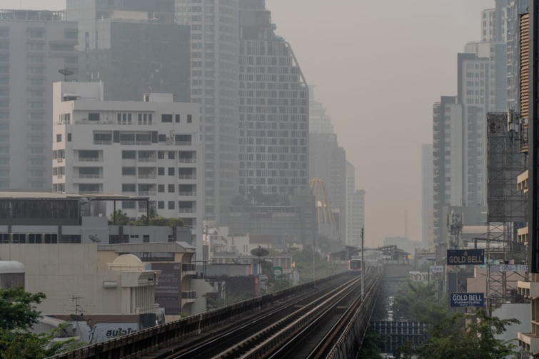 Légszennyezettség Bangkokban 