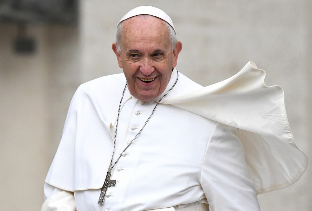 Ferenc pápa a Szent Péter téren