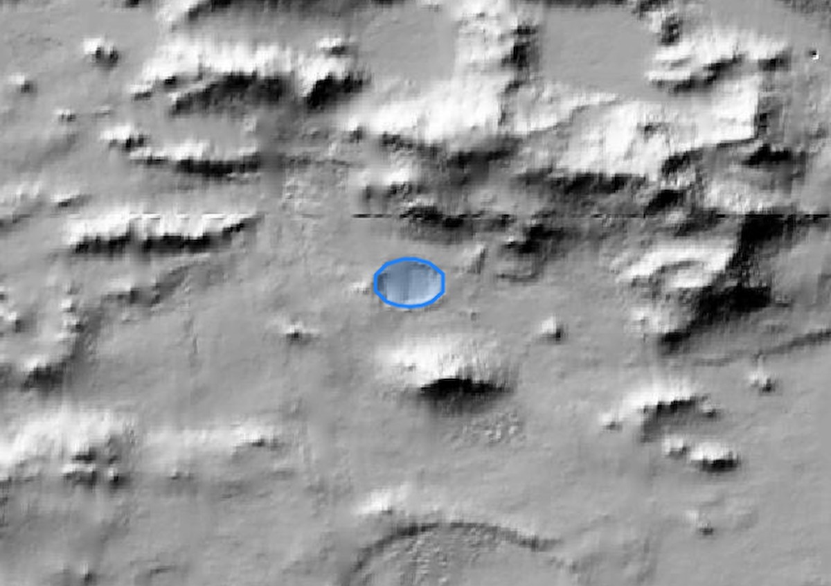 Egy kicsiny kráter: ez az Eger a Marson