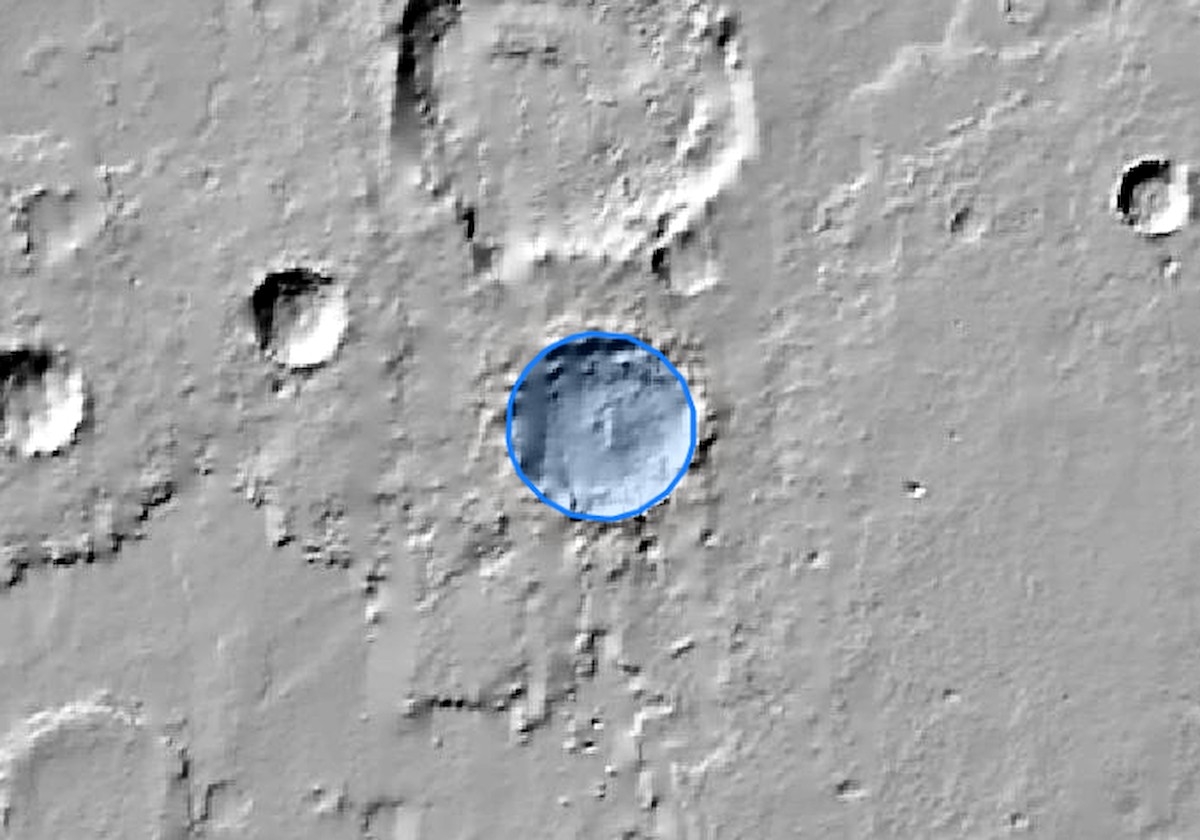 Kalocsa nevű kráter a Marson