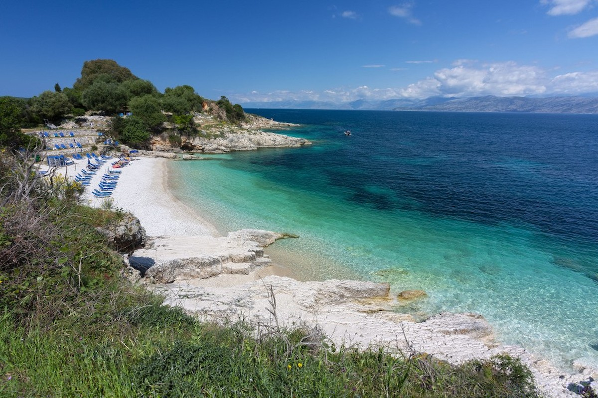 Korfu tengerpartja
