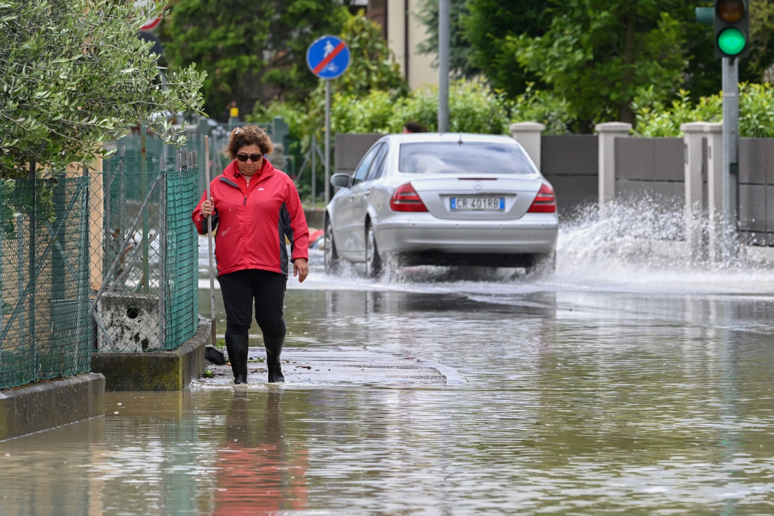 Víz alatt az utcák Olaszországban