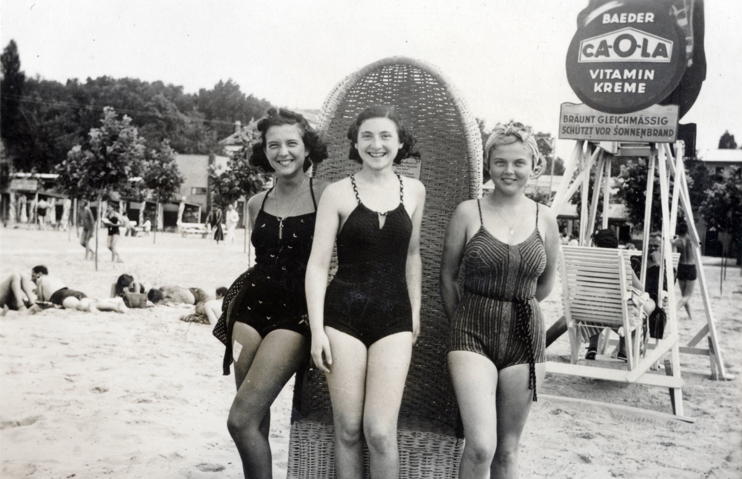 Siófok, strand 1942-ben.