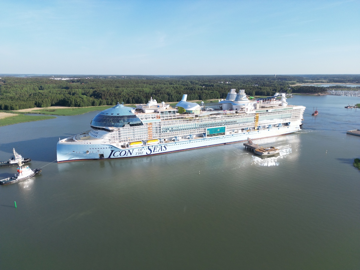 Royal Caribbean's Icon of the Seas hajója az elkészülte után