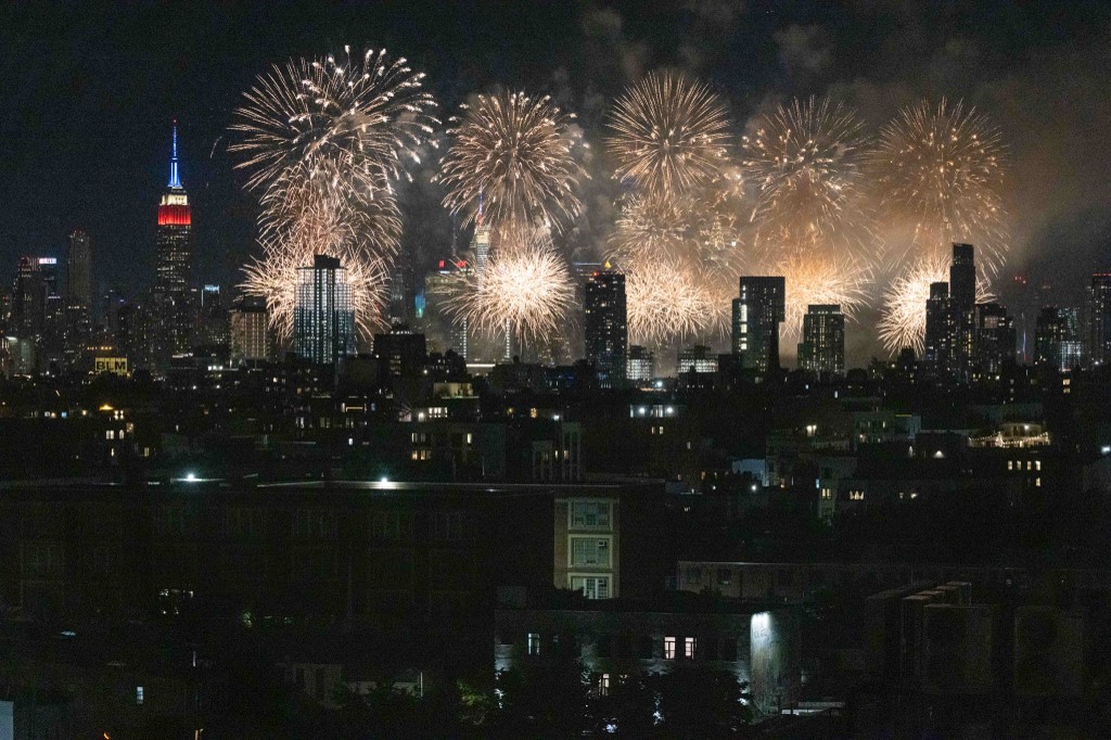 New York-i tűzijáték a függetlenség napján