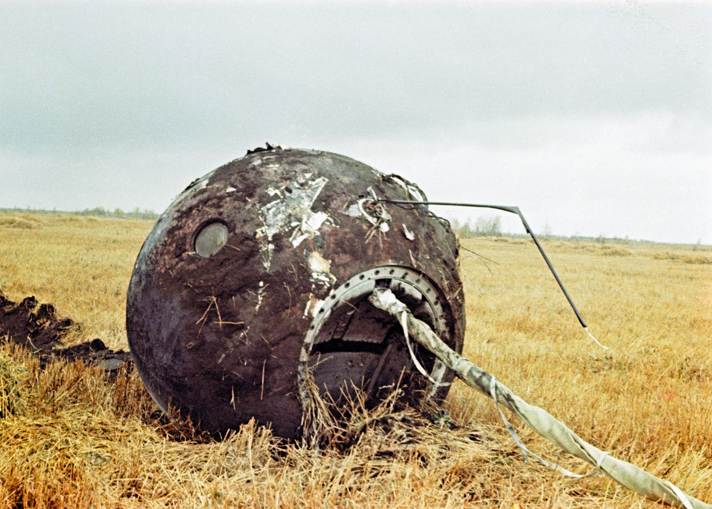 A Vosztok-1 űrhajó, amivel Gagarin az űrbe ment