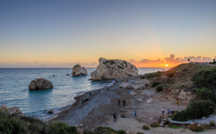 Paphos szigete Cipruson, ősszel