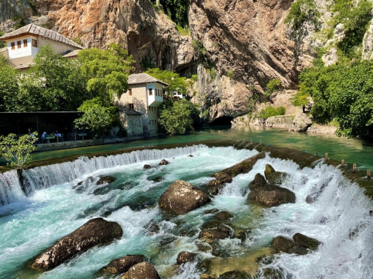 A Buna folyó forrása a boszniai Blagajban