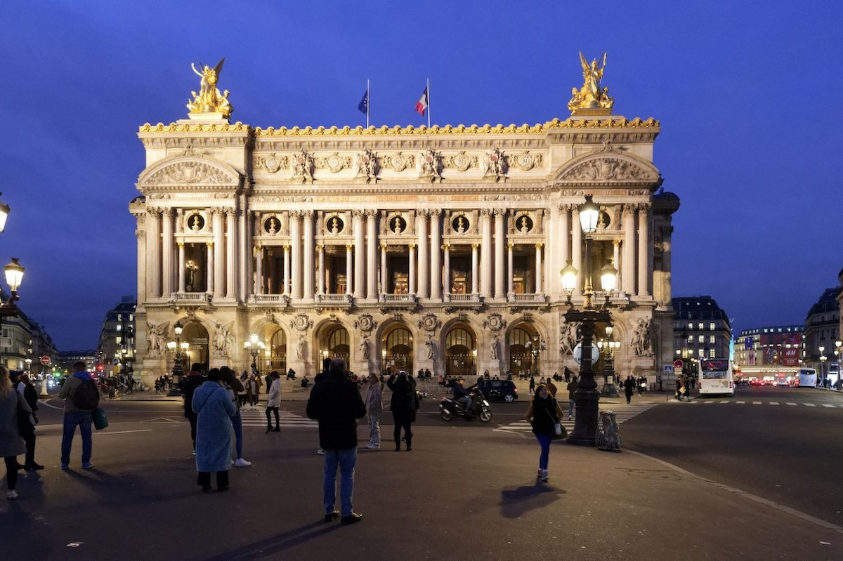 Párizs egyik operaháza, az Opéra Garnier