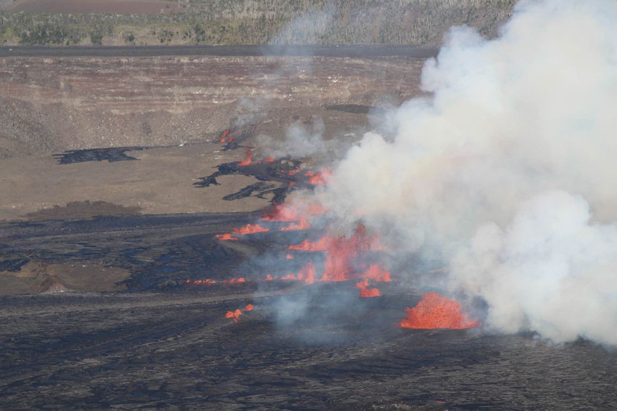 Működésbe lépett a Kilauea vulkán Hawaii legnagyobb szigetén.