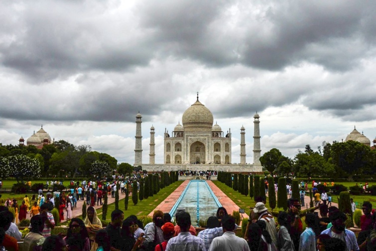 India legismertebb épülete, a Taj Mahal 