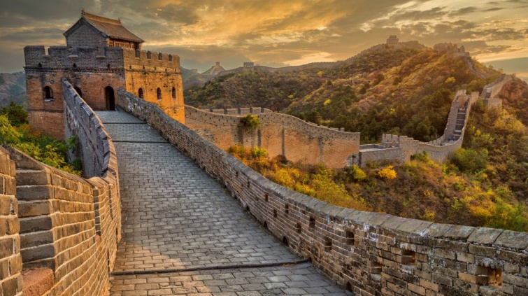 Kínai nagy fal egy része