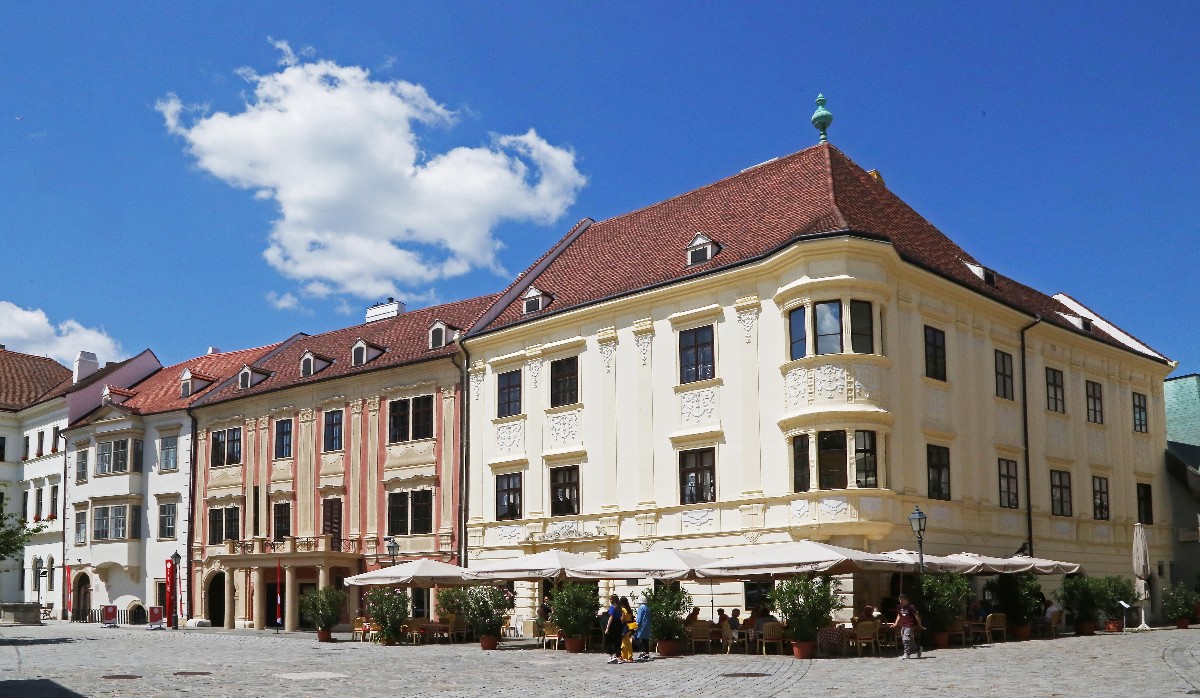 A Soproni Múzeumnegyed épületegyüttese az ünnepélyes átadás napján, 2023. június 13-án.