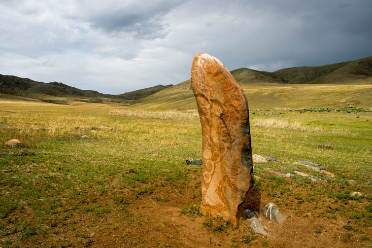 A legalább 4000 éves monolit kövek Mongóliában