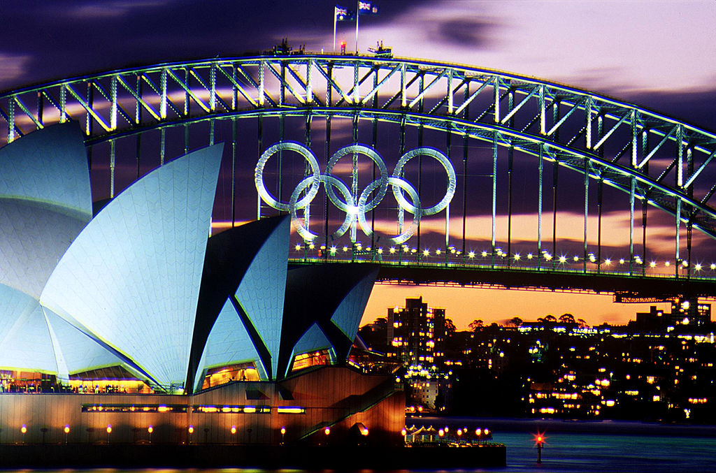 A Sydney-i Operaház az olimpiai játékok megnyitóján