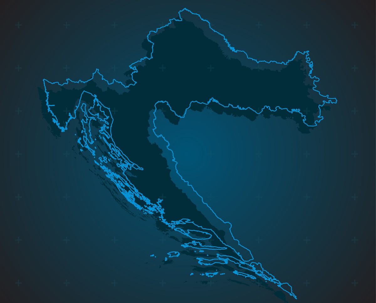 Horvátország rajzolódik ki a képen