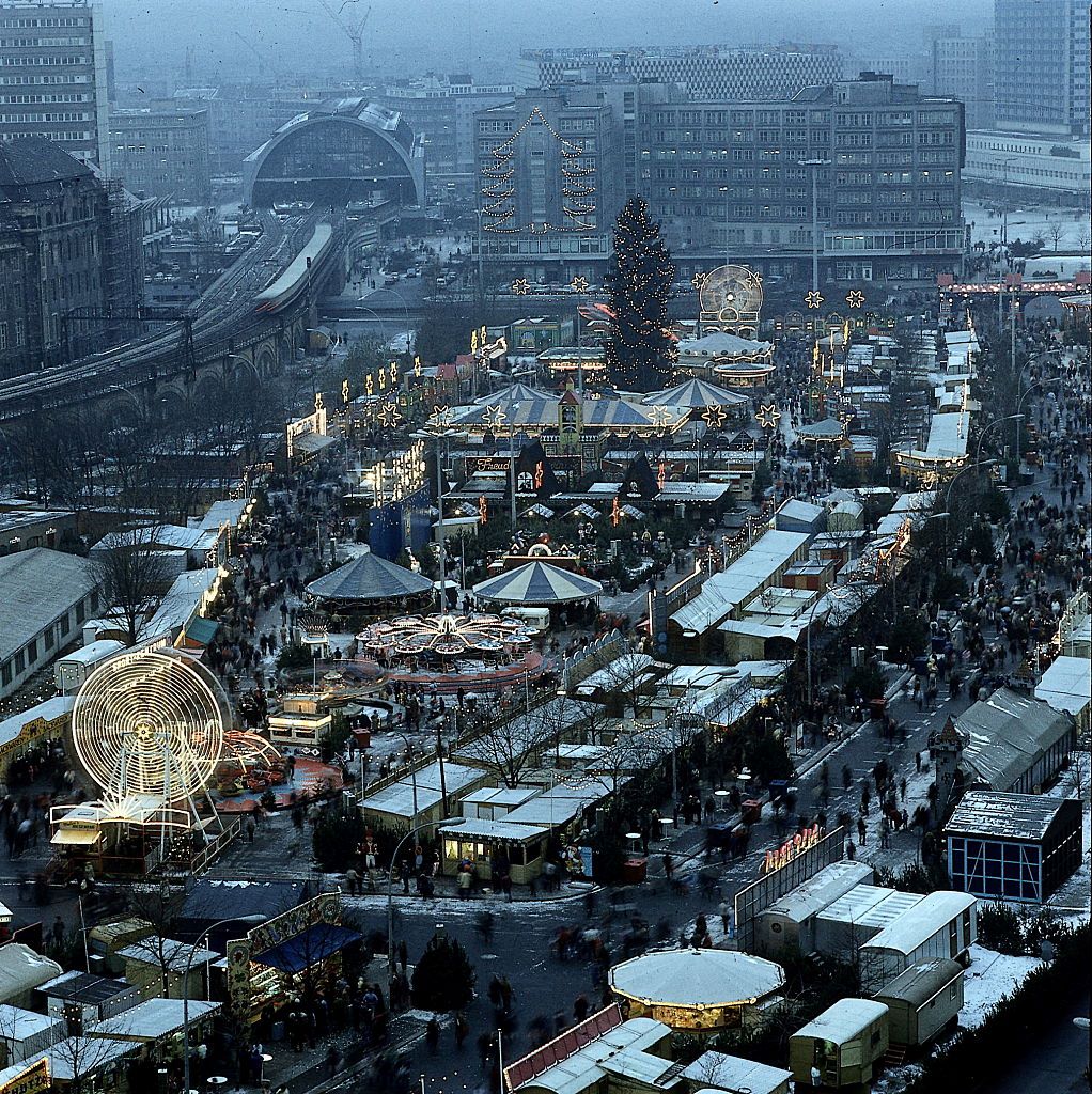 A berlini karácsonyi vásár 1986-ban.