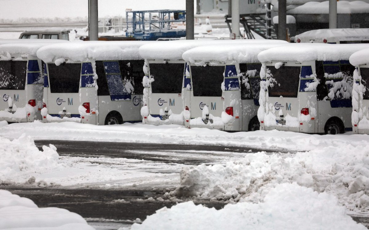 Gondot okoz a havazás a müncheni tömegközlekedésben