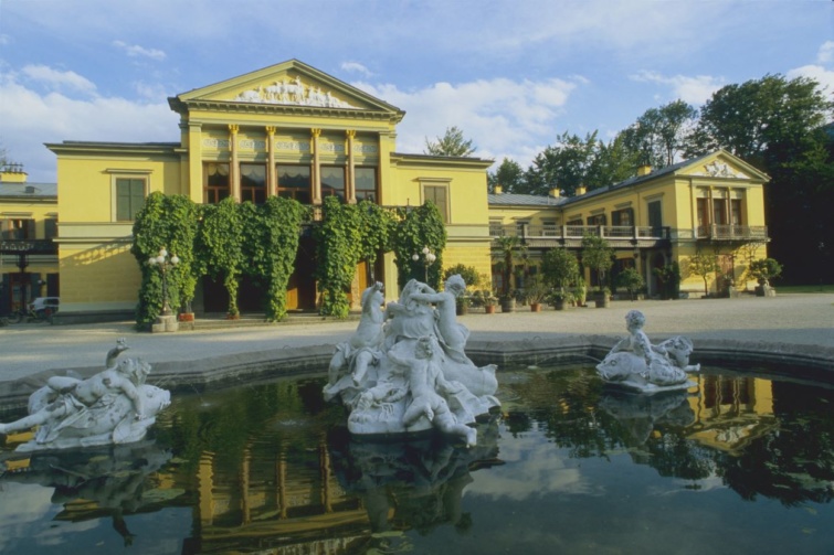 A sárga Kaiservilla Bad Ischl városában.