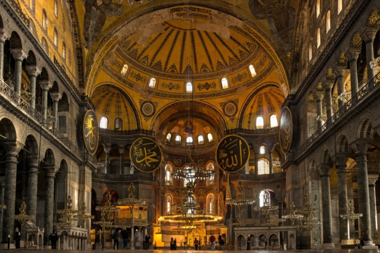 A Hagia Sophia belső tere