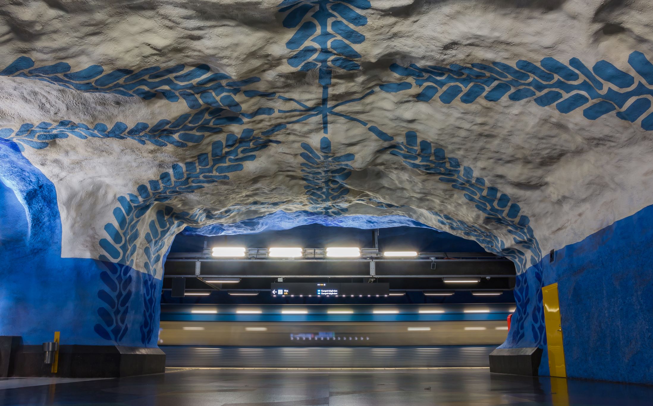 A T-centralen megálló Stockholmban