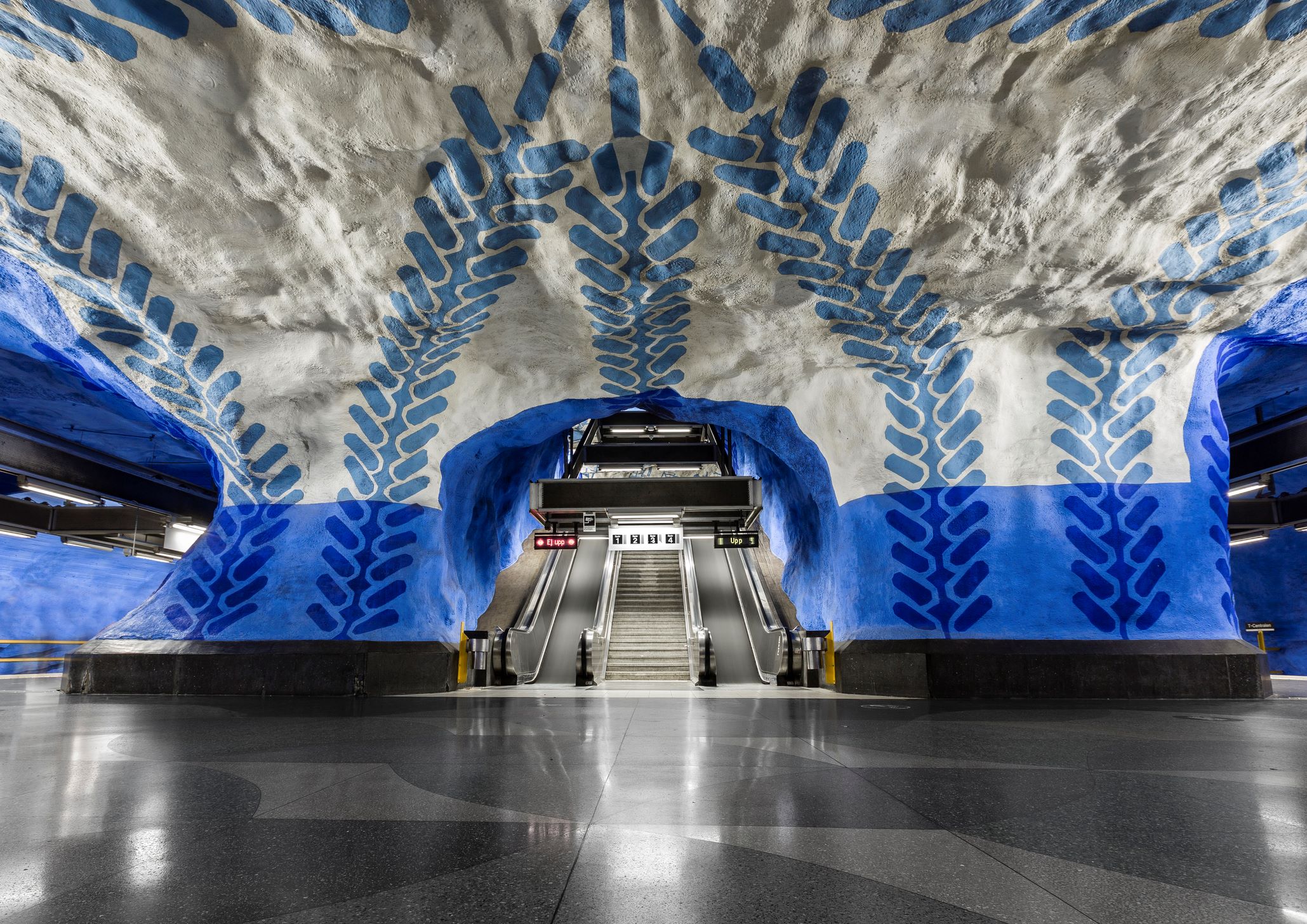 A T-centralen megálló Stockholmban