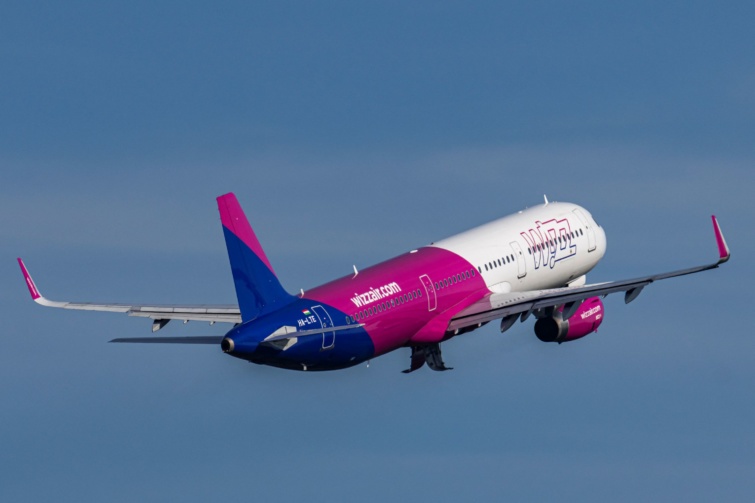 A Wizz Air légitársaság egy járata.