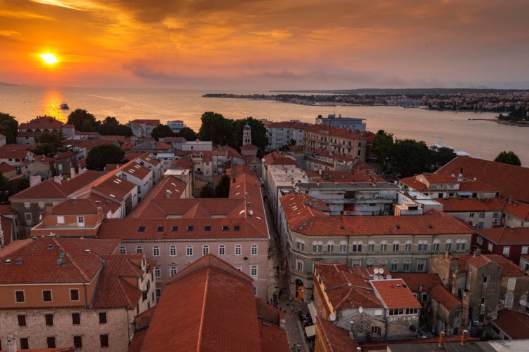 Zadar látképe